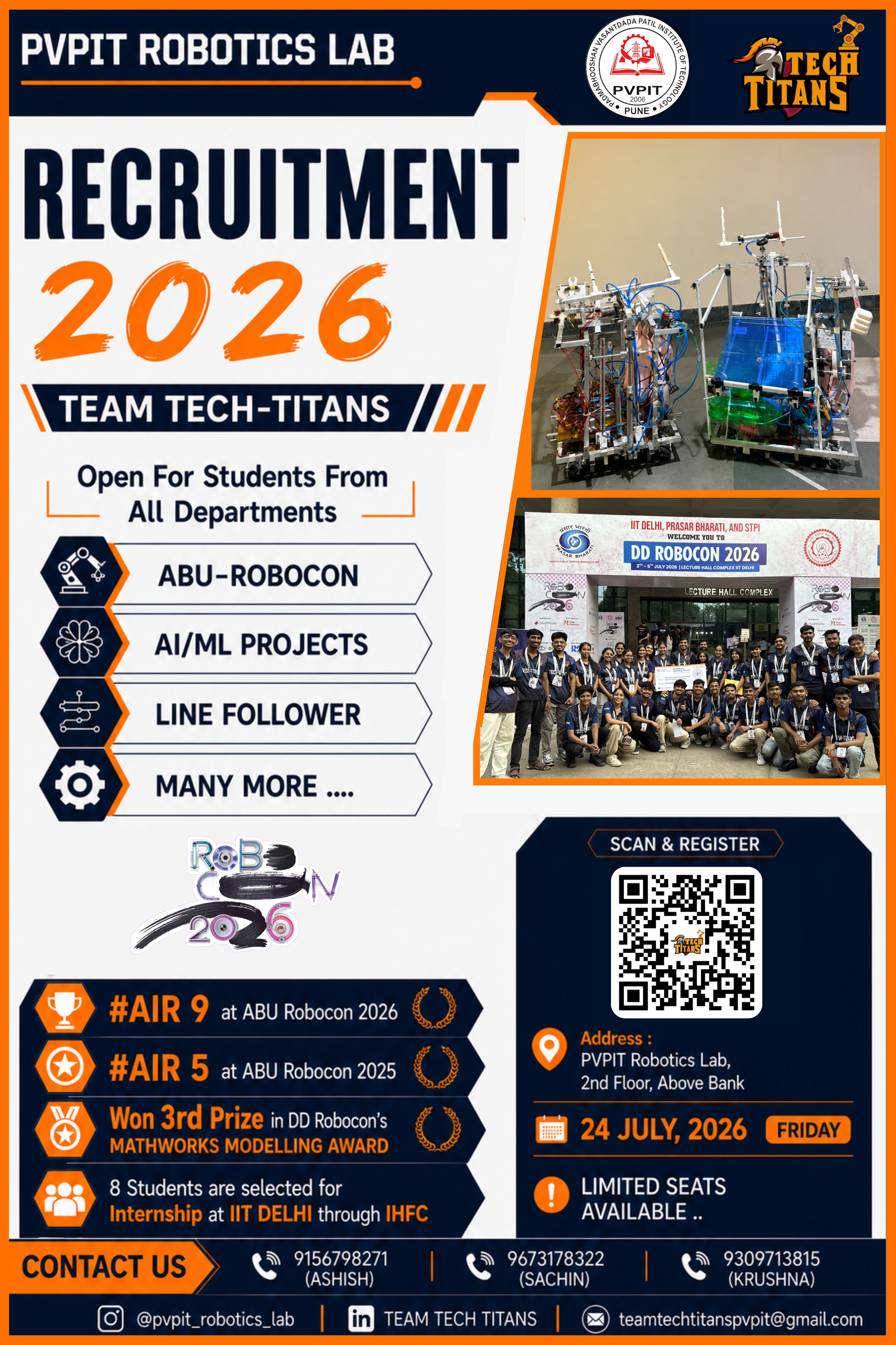 Recruitment Poster for Team Tech-Titans